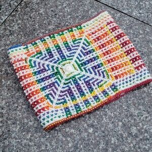 Hand-made neck warmer